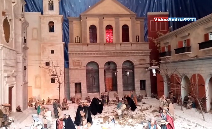 andria presepe cattedrale ricostruzione storica prima del 1965