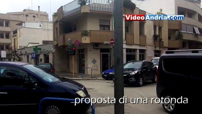 rotonda viale venezia giulia via giovine italia andria semafori