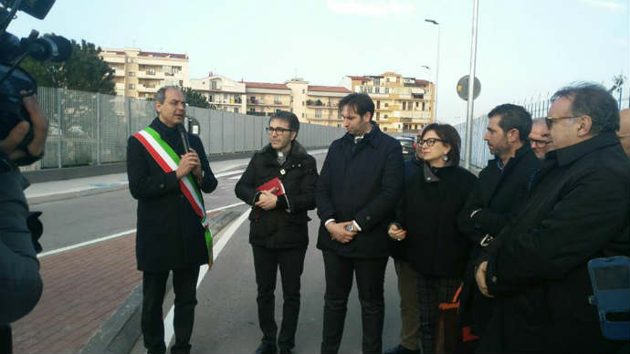 Andria inaugurato il collegamento tra via di Ceglie via Paganini e via Mozart Giorgino grazie al lav