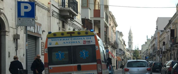 andria incidente ambulanza via ferrucci