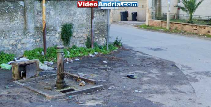 fontana pubblica bivio via castel del monte boschetto andria