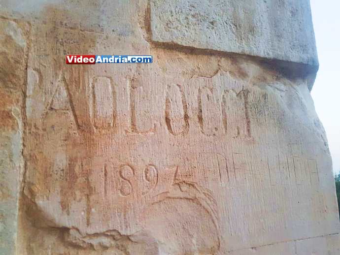 paolocci graffito paolocci 1897 castel del monte andria parete esterna