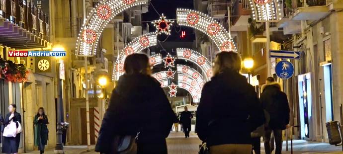 Natale ad Andria, ricco il calendario di eventi tra musica e luminarie. Ecco il programma ufficiale degli eventi natalizi dal 17 dicembre 2022