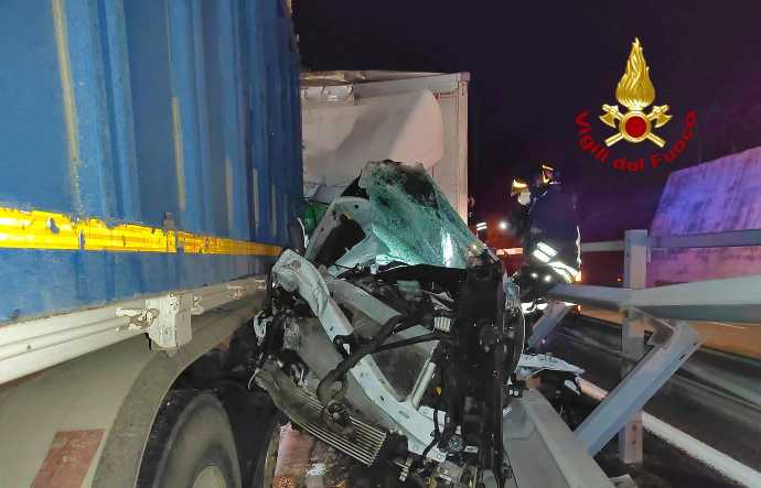 Un altro camion partito da Andria coinvolto in un incidente in autostrada, coincidenza avvenuta nel giorno dell’incidente mortale
